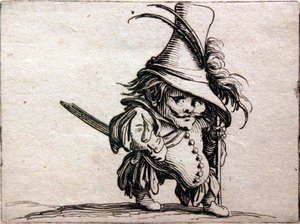 さまざまなゴビのフィギュア 作： Jacques Callot